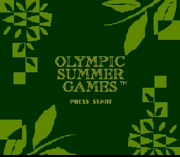 Olympic Summer Games (Europe) screen shot title